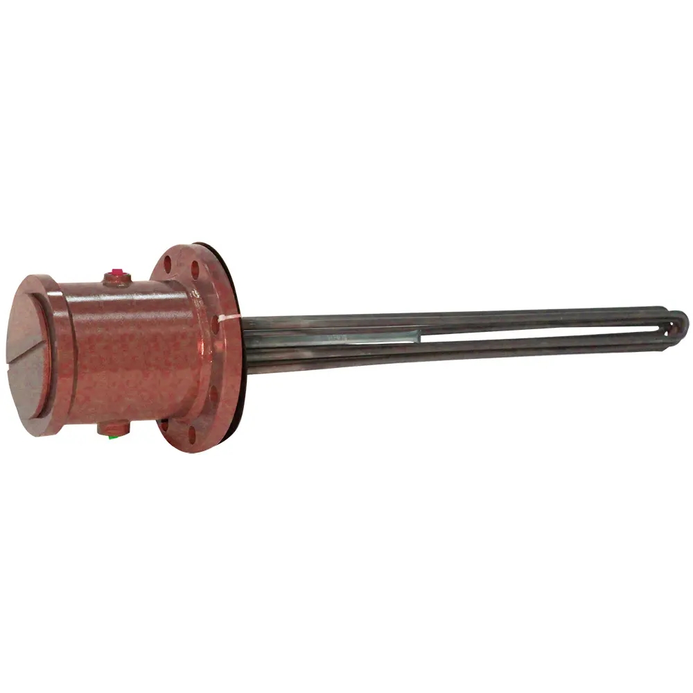 Industriae vas Flangae immersio calefacientis